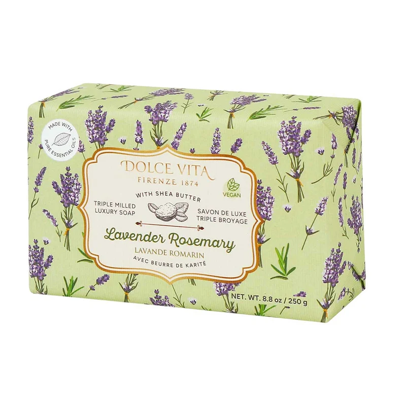 DOLCE VITA Luxury Soap with Shea Butter, Rosemary