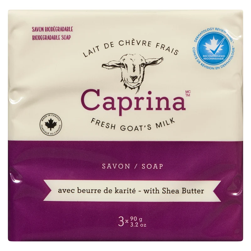 Caprina Soap with Shea Butter, 3-Pack