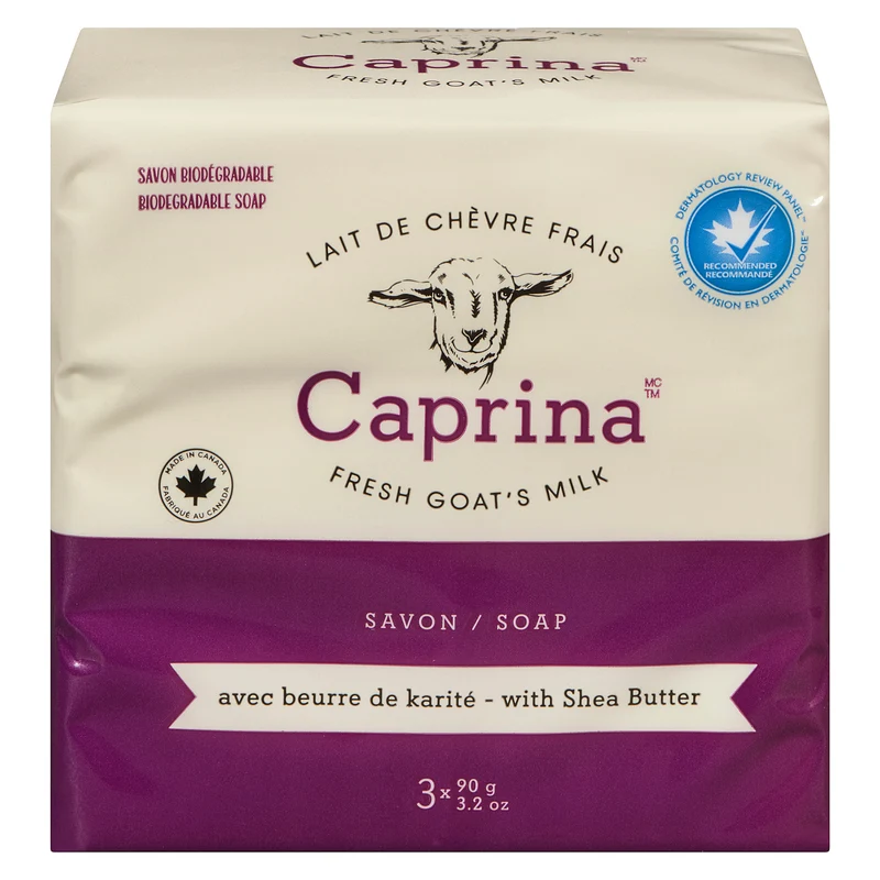 Caprina Soap with Shea Butter, 3-Pack
