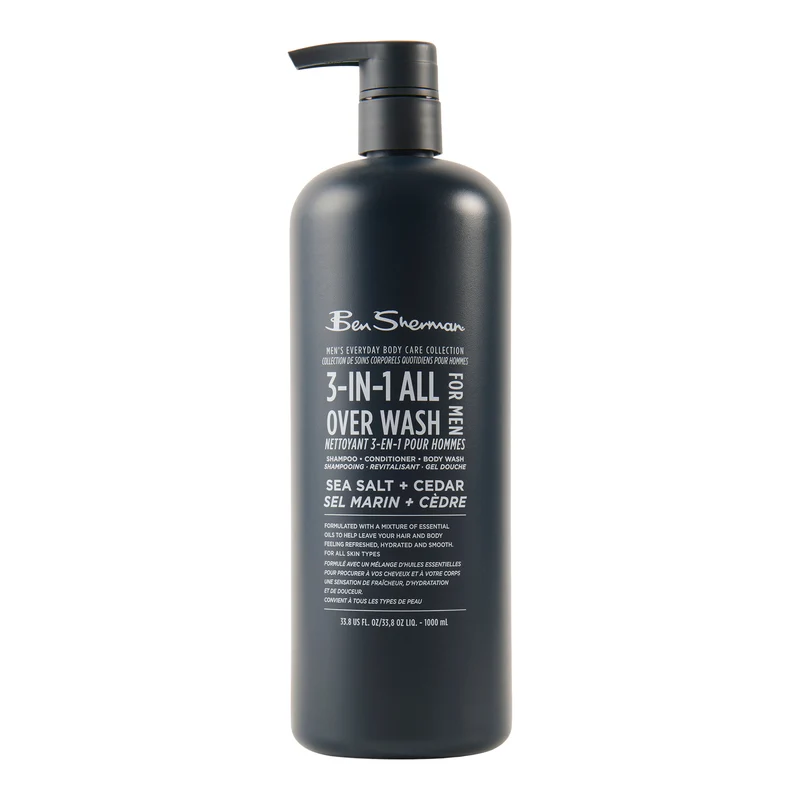 Ben Sherman 3-in-1 All Over Wash, Sea Salt + Cedar