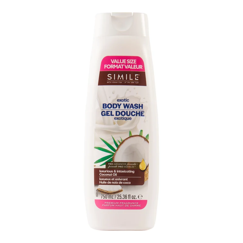 Simile Body Wash Coconut, 750 ml