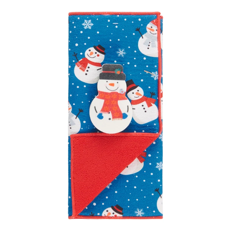 Holiday Drying Mat With Sponge, 2 Piece