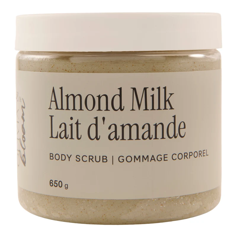 Olivia & Bloom Almond Milk Body Scrub, 650 g