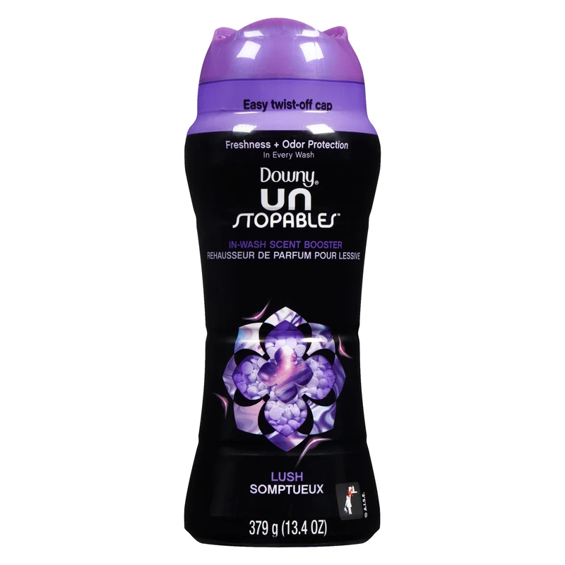 Downy Unstopables In-Wash Laundry Scent Booster Beads, Lush, 379 g