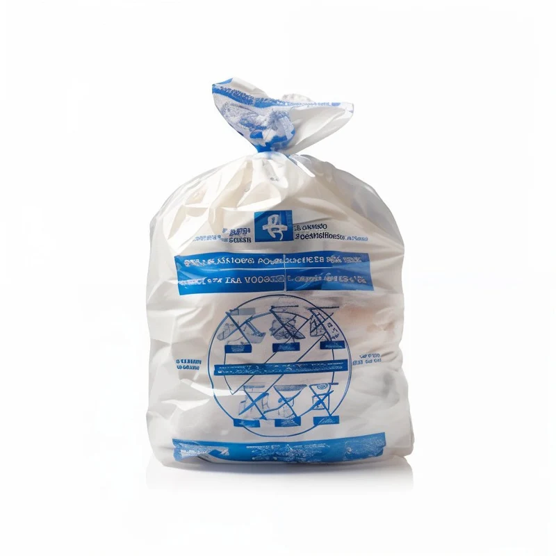 Sac poubelle Bruxelles blanc 60L (450pc)
