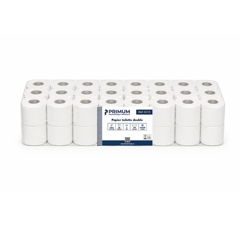 Papier toilette 2 plis (48 rouleaux) - PRIMUM