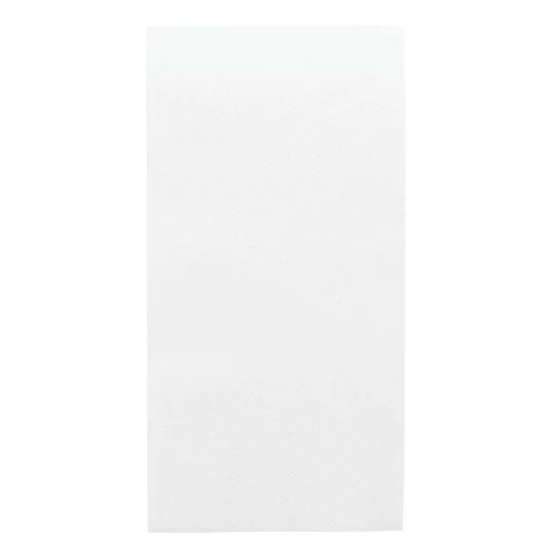 Serviettes de table airlaid 40x40cm blanche 1/8 - 1000 pcs