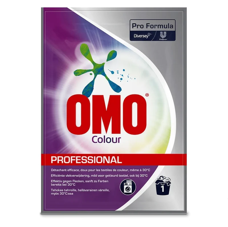 Omo lessive en poudre couleur 80g (75pc)