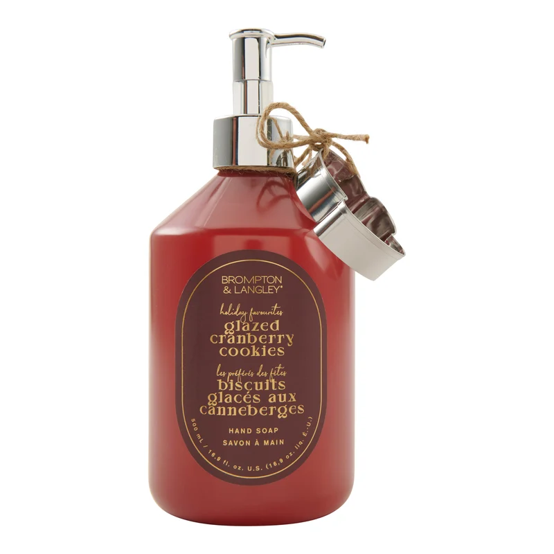 Brompton & Langley Hand Soap, Glazed Cranberry Cookies, 500 ml