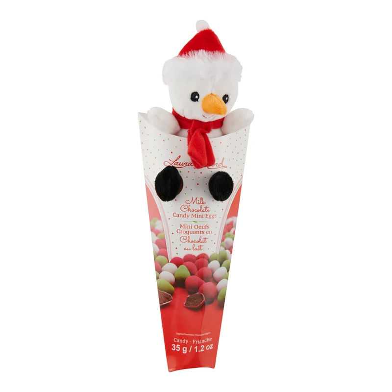 Laura Secord Christmas Mini Eggs with Plush, 35 g