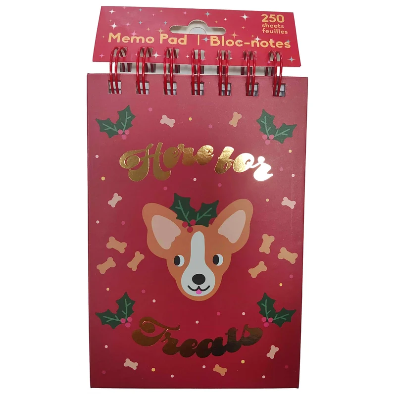Holiday Chunky Memo Pad, English, 4-in x 6-in.