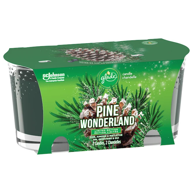 Glade Candle Pine Wonderland, 2-Pack