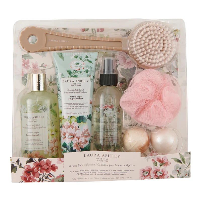 Laura Ashley Bath Collection, 8-Piece