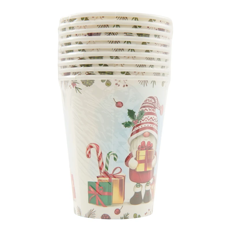 Christmas Paper Cups, 10-Pack