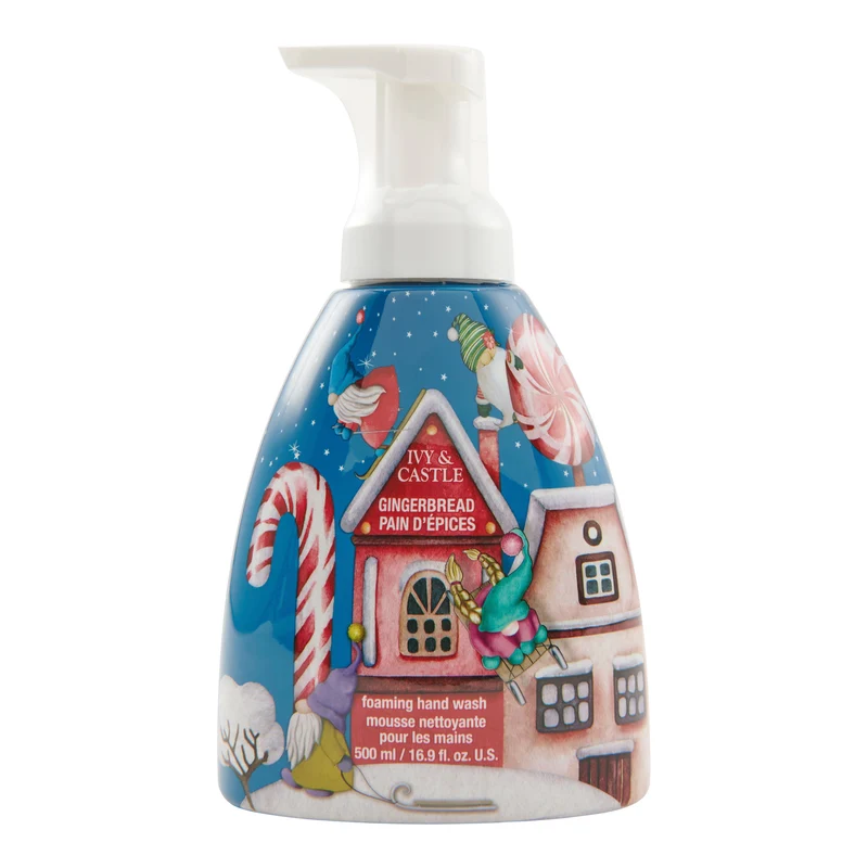Ivy & Castle Christmas Foaming Hand Wash, Assorted, 500 ml