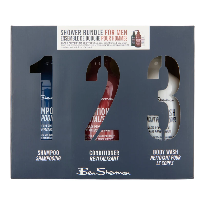 Shower Set, 3-Pack, 473 ml