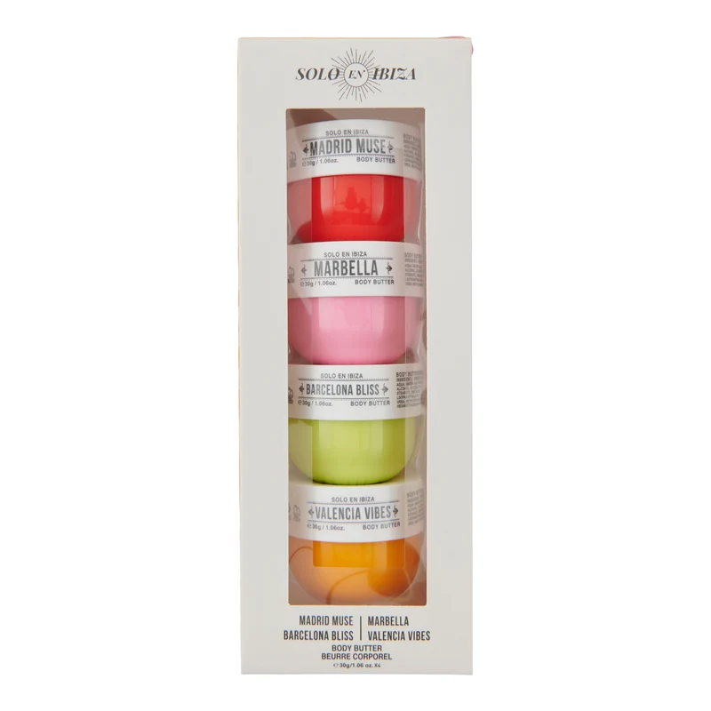 Solo En Ibiza Mini Body Butter, 4-Pack