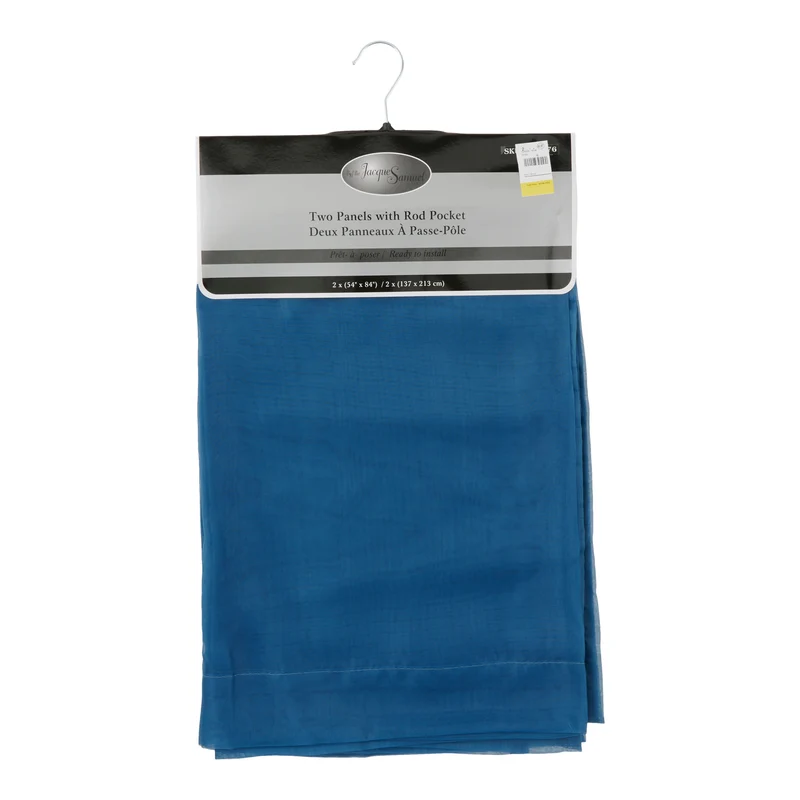 Sheer Curtains, 54-in x 84-in, 2 Pack