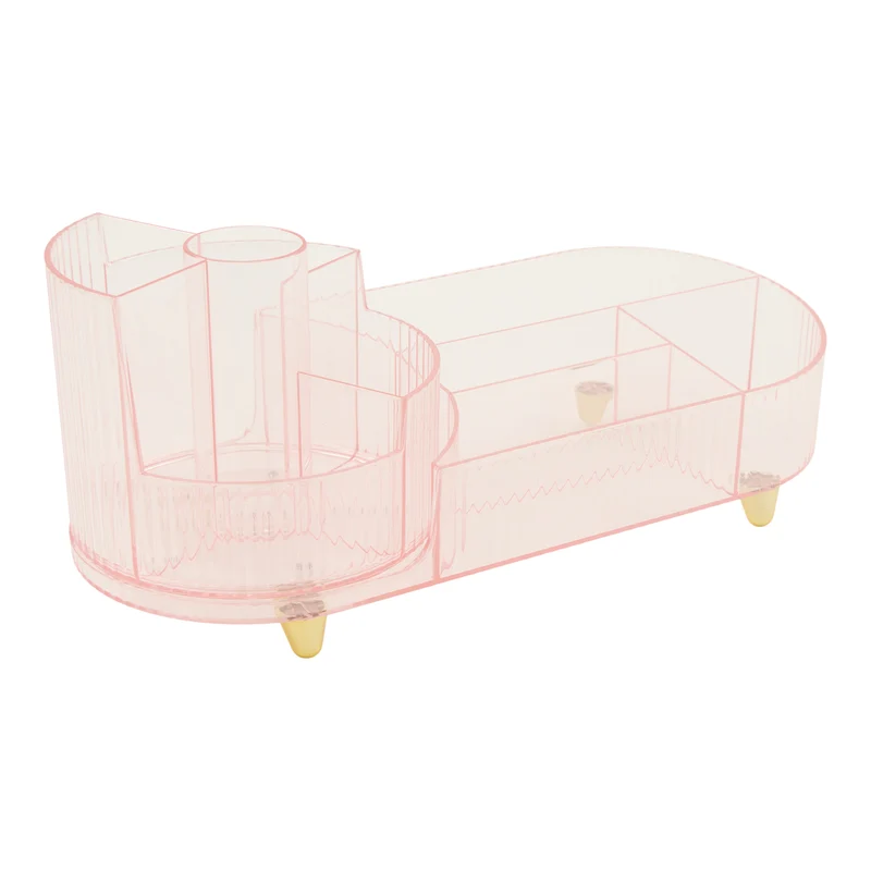 Multi-Use Beauty Organizer With 360°, 14-in x 6-in x 5.5-in.