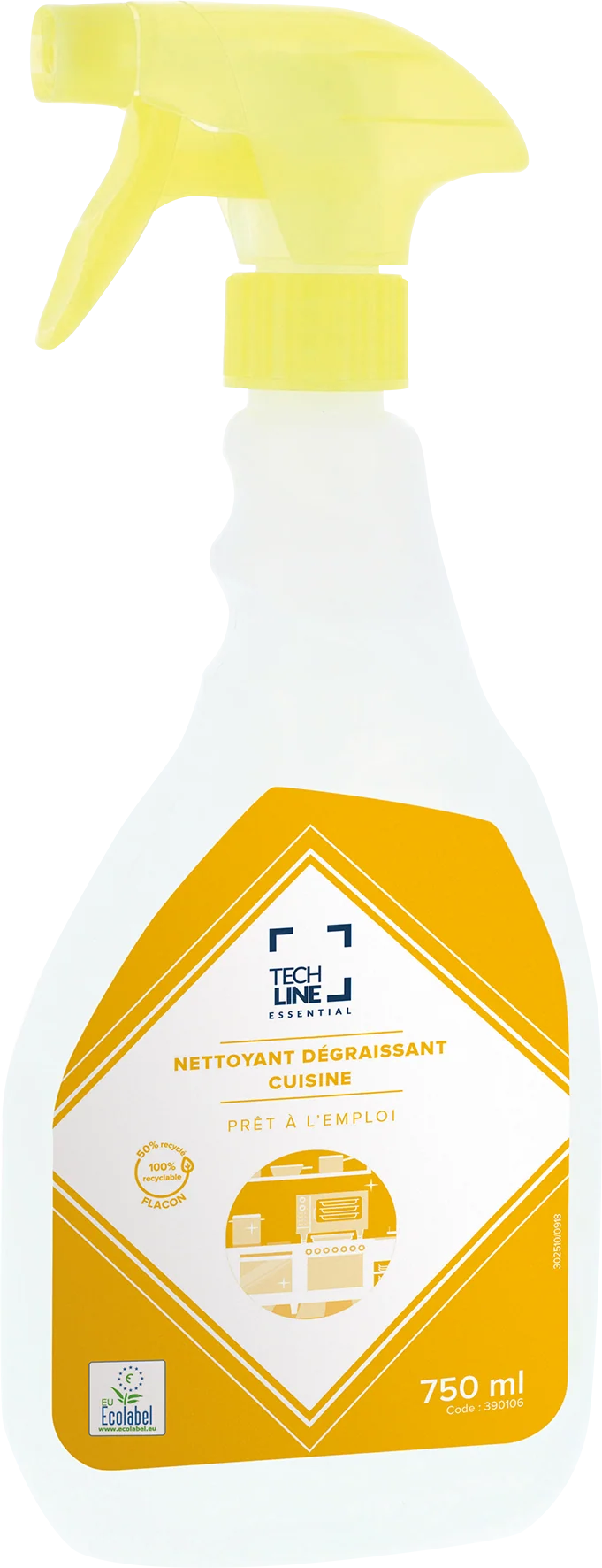 DEGRAISSANT CUISINE TECHLINE ECOLABEL EU 750ML