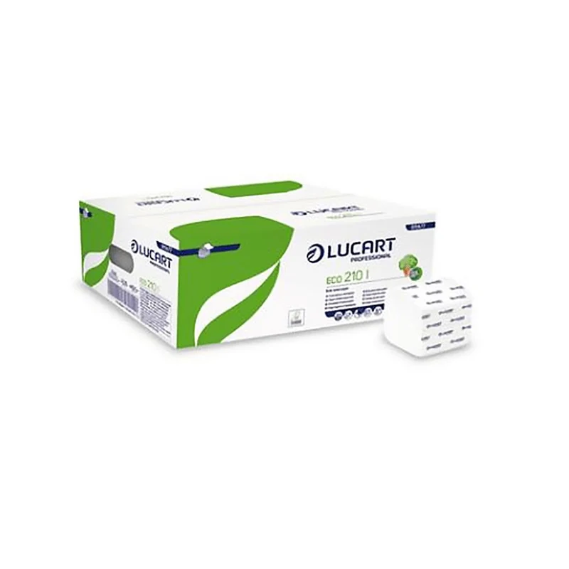 Papier toilette bulk blanc recyclé 2 plis Eco (8400 feuilles) - LUCART