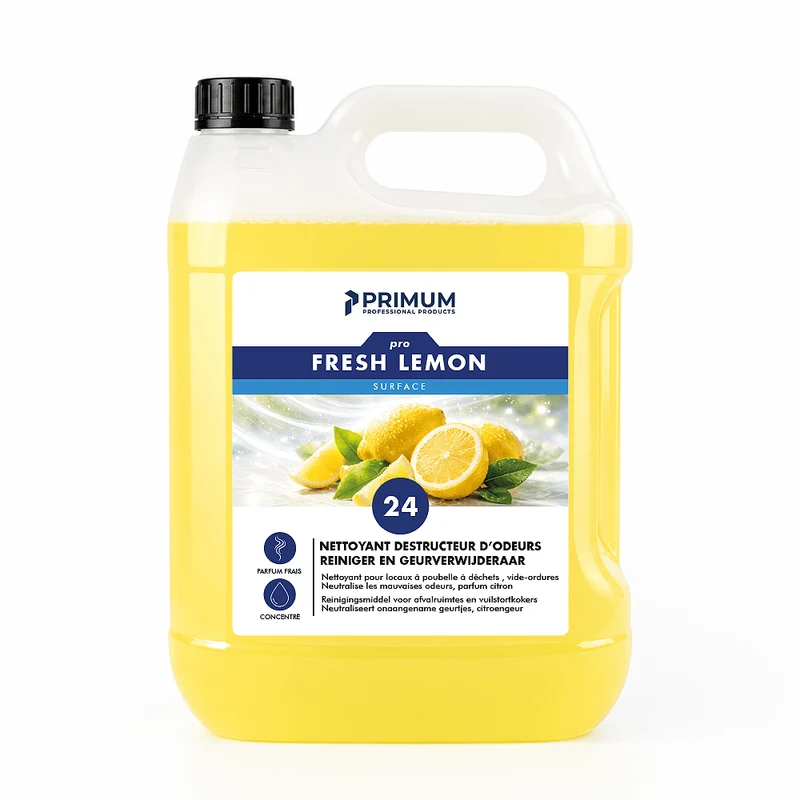 PRIMUM 24 - Fresh Lemon (nettoyant destructeur d'odeur) 5L