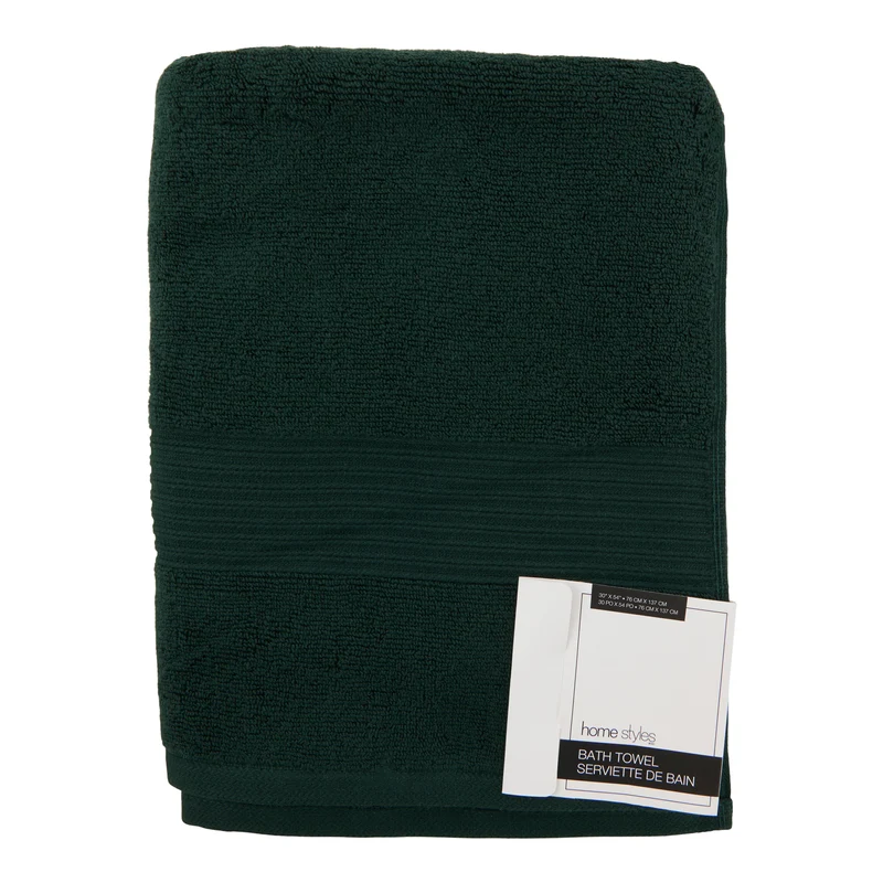 HomeStyles Solid Cotton Bath Towel, 30-in x 54-in.