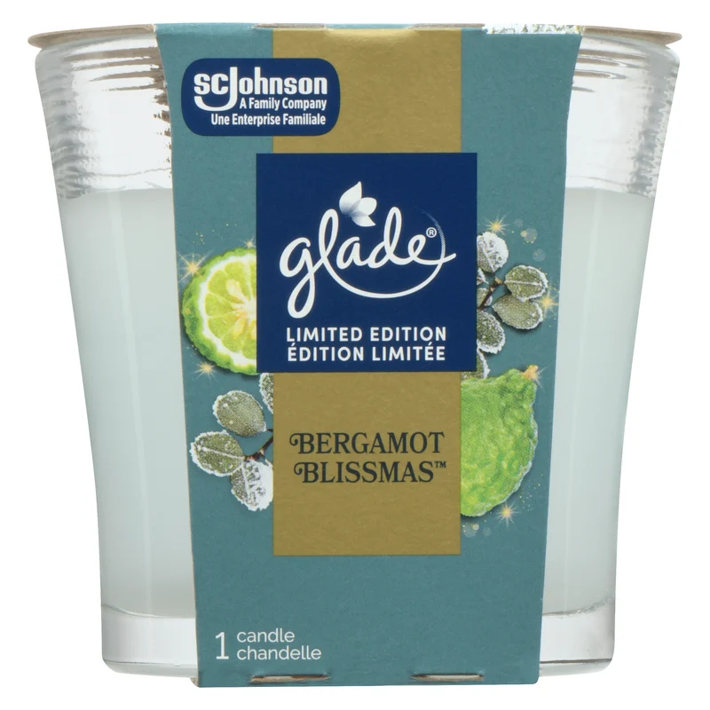 Glade Bergamot Blissmas Limited Edition Candle