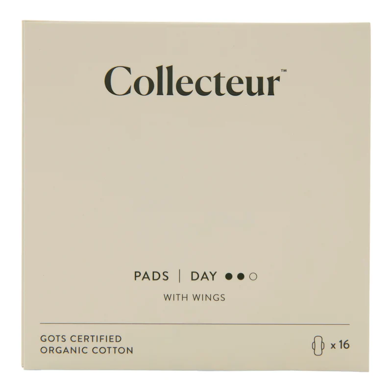 Collecteur Day Pads with Wings, 16-Pack