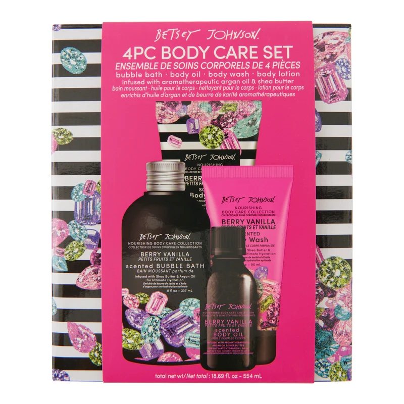 Betsey Johnson Body Care Set, 4-Piece
