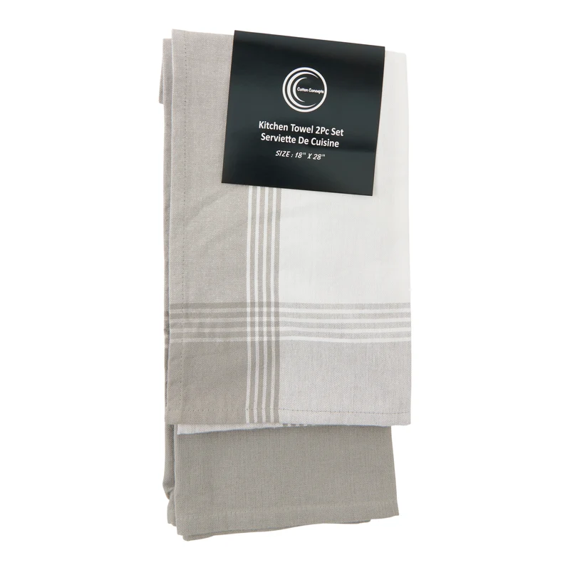 Kitchen Towels, 18-in x 28-in., 2 Pack