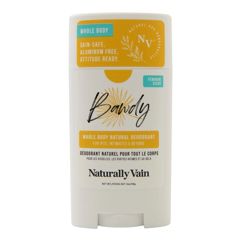 Naturally Vain Whole Body Natural Deodorant, Bawdy