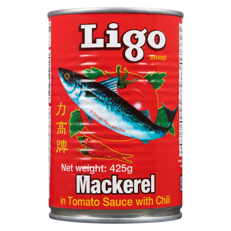 Ligo Mackerel in Tomato Sauce with Chili, 425-g