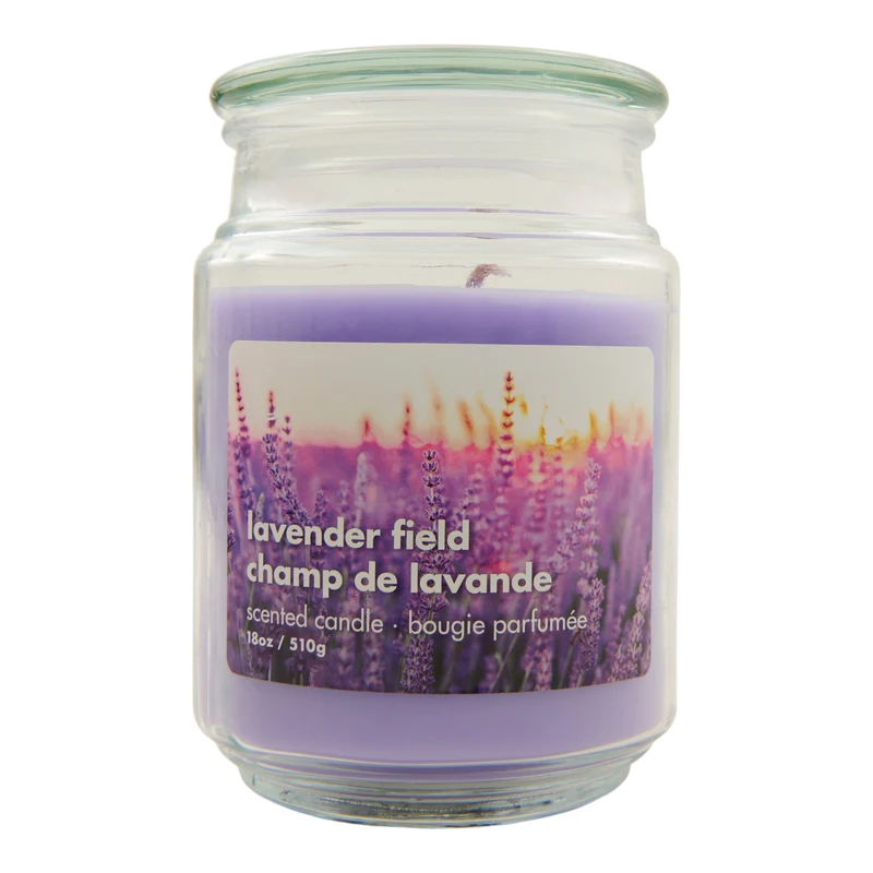 Lavender Field Jar Candle, 18-oz