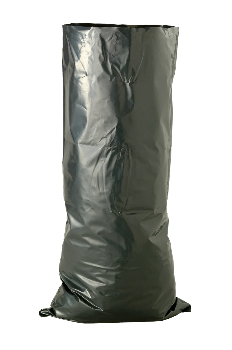 SAC POUBELLE 110L BASSE DENSITE DECHETS MOYENS SANS LIEN NOIR X200