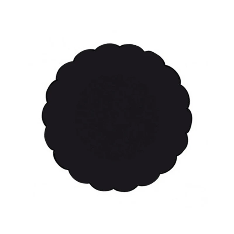 Sous verres noir haute qualité en cellulose (ouates) - 500Pc