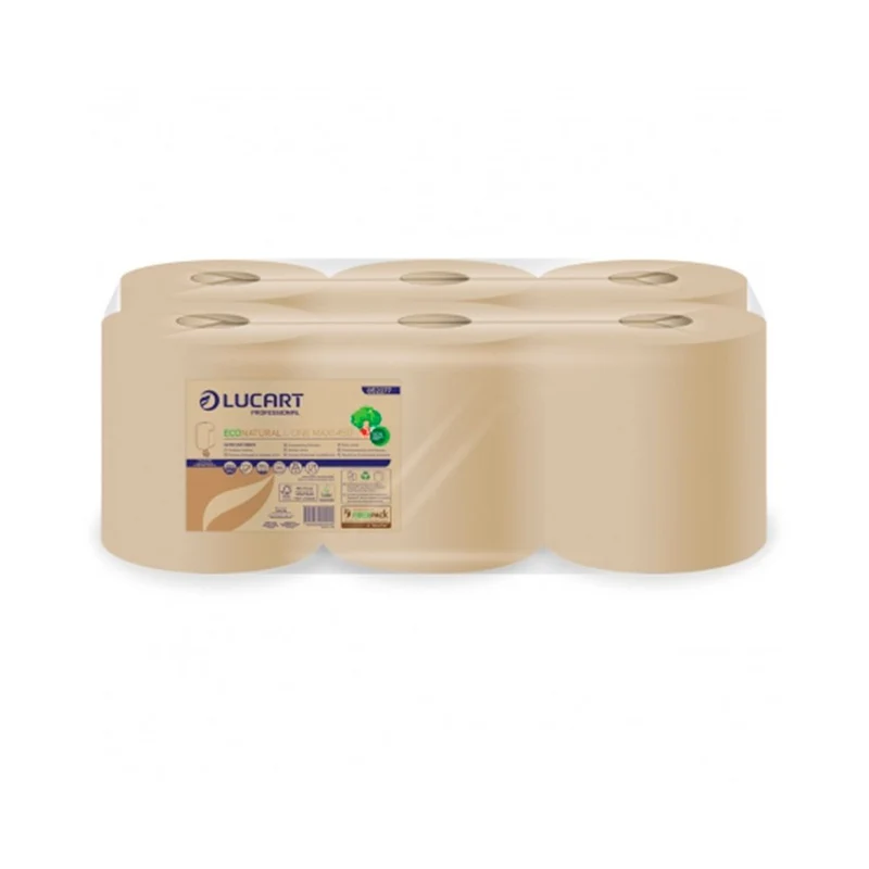 Essuyage midi 2 plis éco natural 6Rlx - LUCART