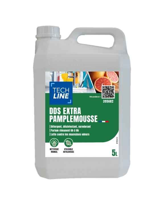 DETERGENT DESINFECTANT SURODORANT DDS EXTRA TECHLINE PAMPLEMOUSSE 5L