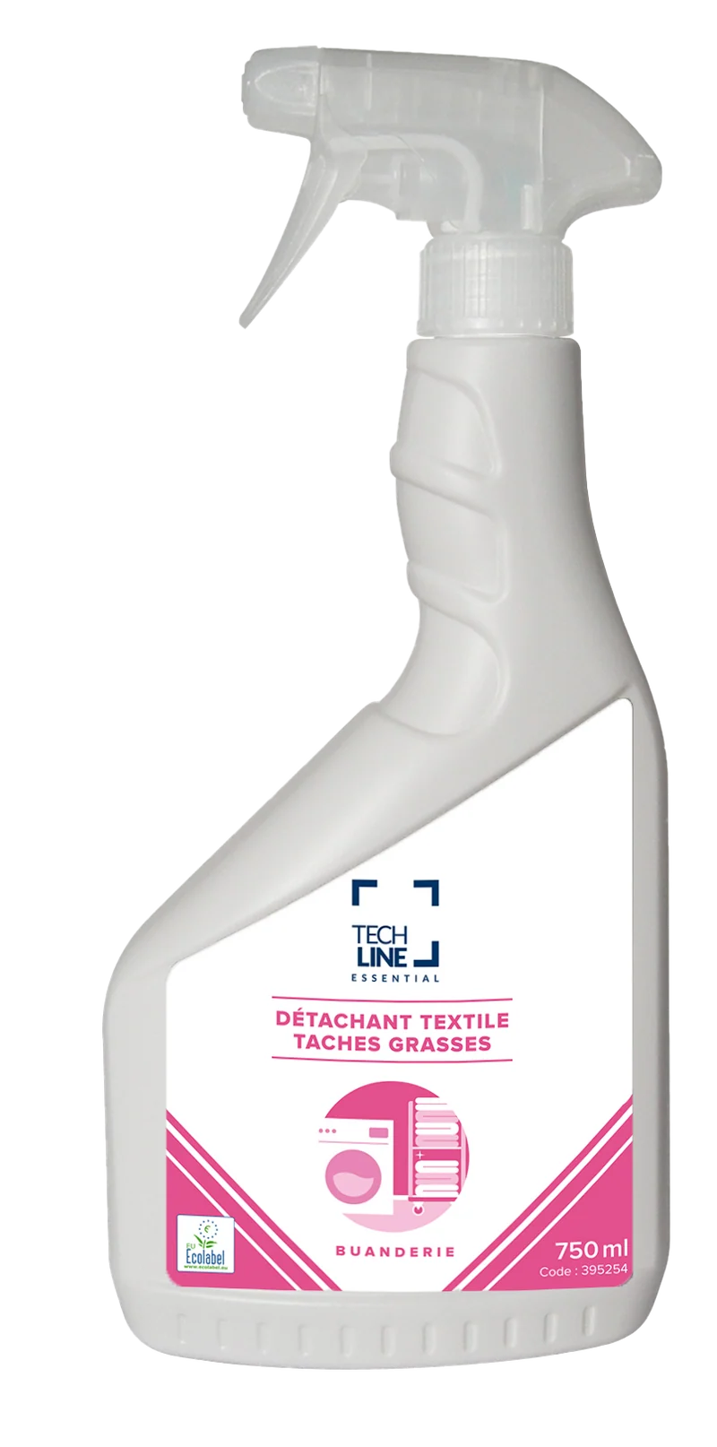 DETACHANT TEXTILES TACHES GRASSES TECHLINE ECOLABEL EU 750ML
