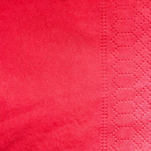 Serviettes de table cocktail 24x24cm rouges - 2400 pièces