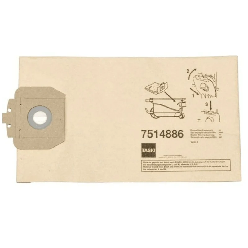 TASKI Sacs aspirateur en papier Vento 8 - 10Pc