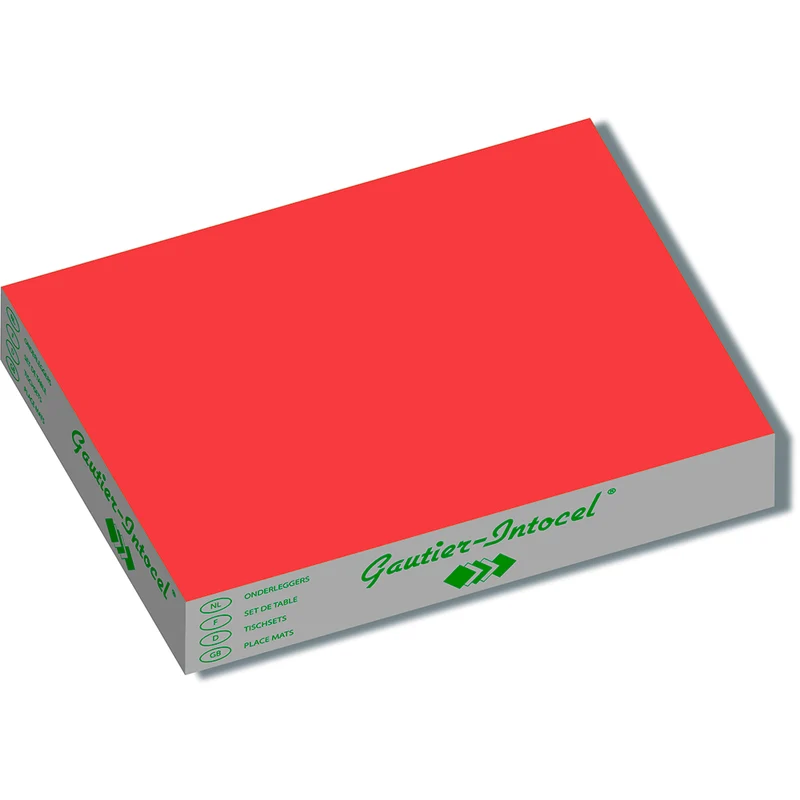 Set de table rouge (500pc)