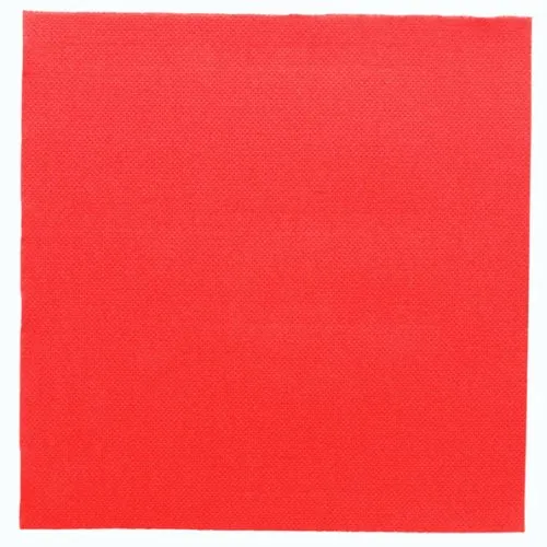 Serviettes de table airlaid 40x40cm rouge - 800 pcs