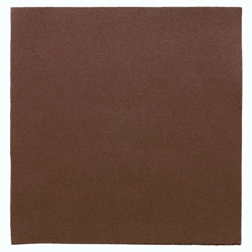 Serviettes de table airlaid 40x40cm chocolat - 800 pcs