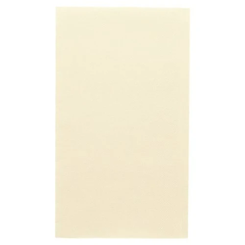 Serviettes de table airlaid 40x40cm crème 1/8 - 1000 pcs