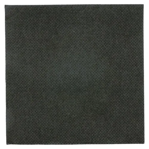 Serviettes ouate Microgaufrées 38x38cm noir - 1200 pcs
