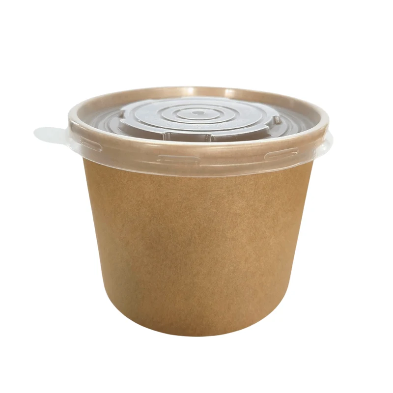 Pot kraft alimentaire 600ml chaud ou froid (500pc)