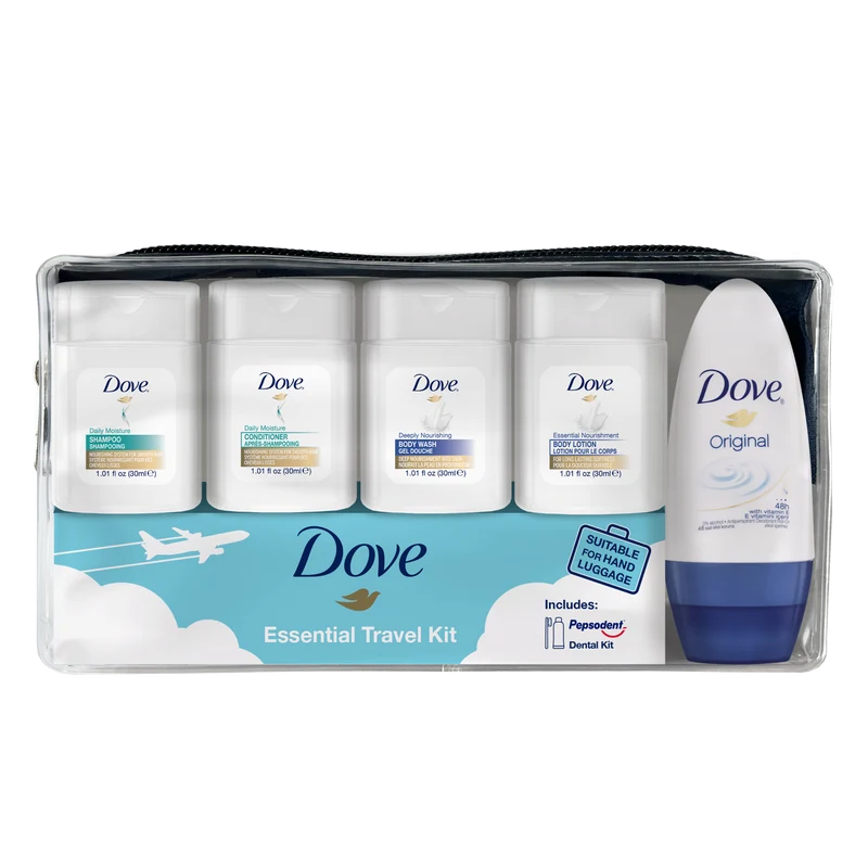 KIT PRODUITS D'ACCUEIL TROUSSE DOVE X12