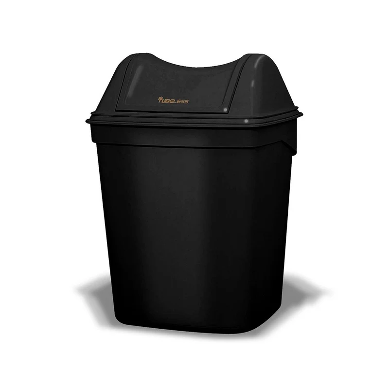 Poubelle blanche ou noir pour sanitaire 8L