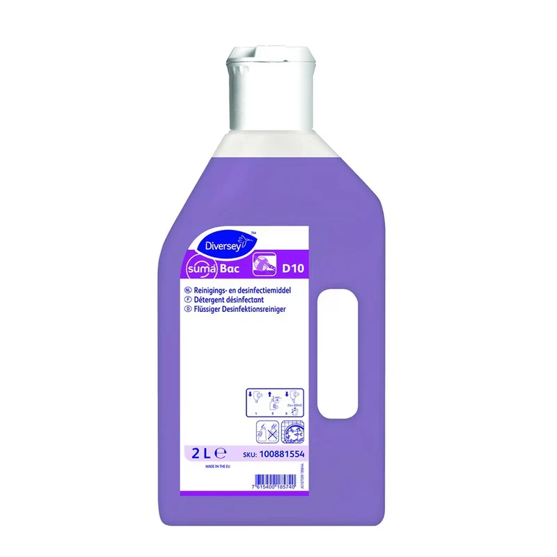 Suma Bac D10 détergent désinfectant TP2/TP4 (2L/5L/10L)
